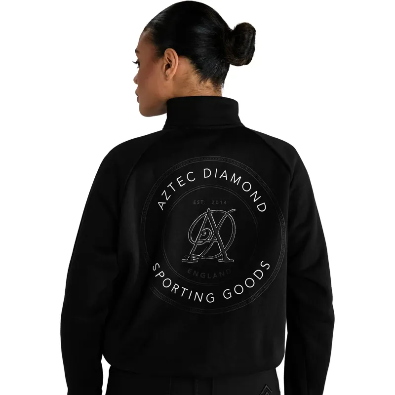 Aztec Diamond Sporting Goods Women's Half Zip Sweater - Black-1