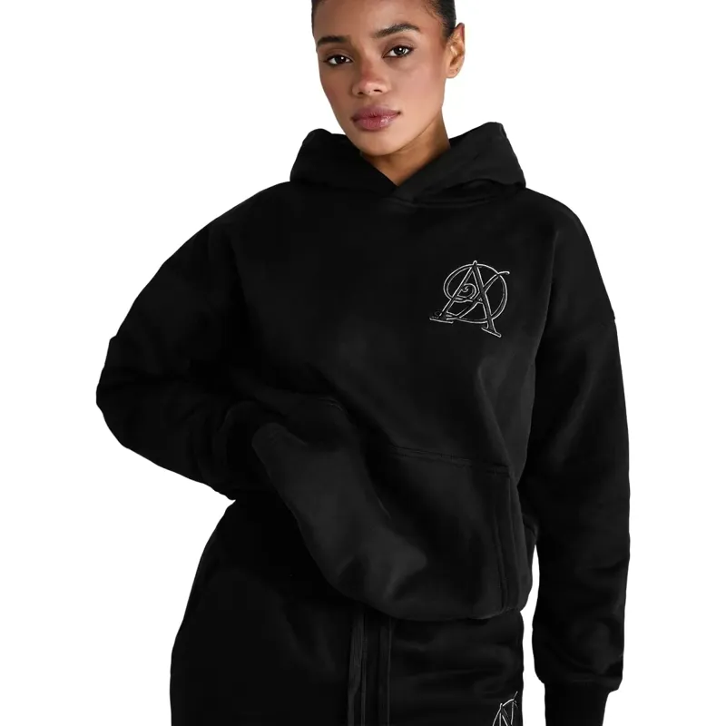Aztec Diamond Sporting Goods Women's Pull On Hoodie - Black-4