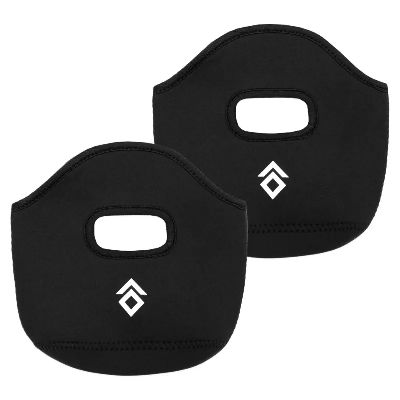 Aztec Diamond Stirrup Covers - Black