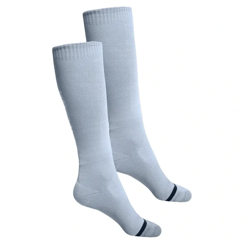 Aztec Diamond Young Rider Technical Riding Socks Twin Pack - Ash Blue-1