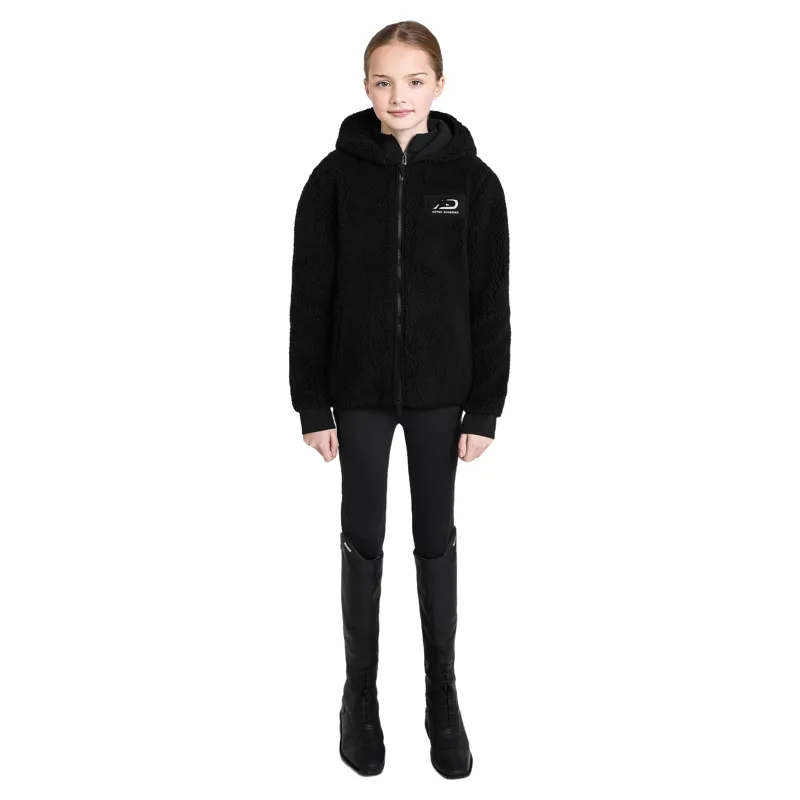 Aztec Diamond Young Rider Teddy Fleece Jacket - Black-2