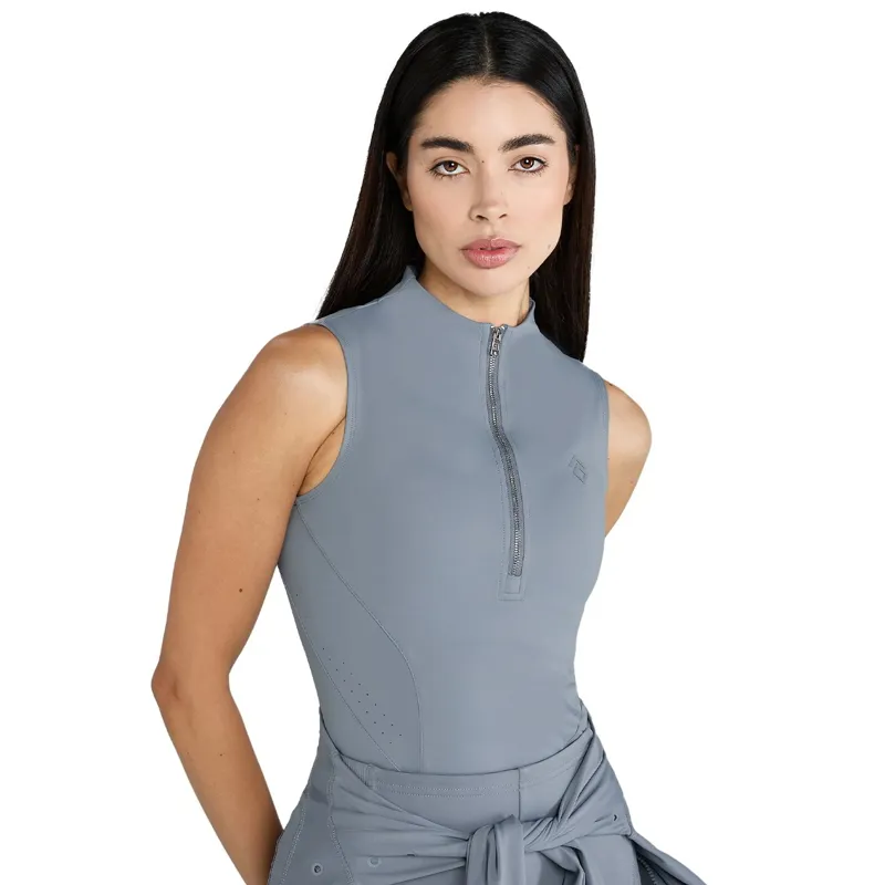 Aztec Diamond Core Sleeveless Women's Base Layer - Ash Blue-1