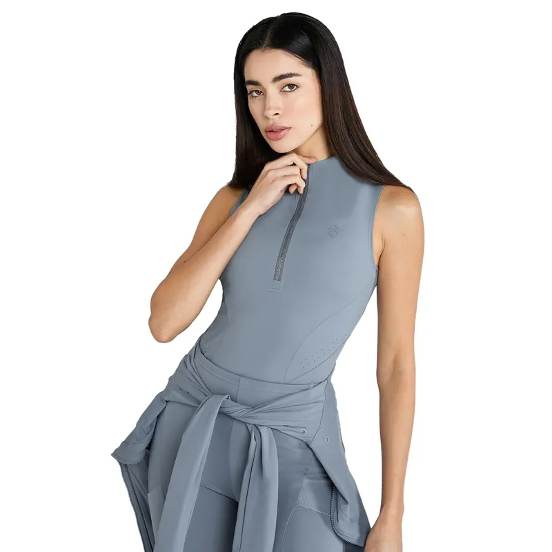 Aztec Diamond Core Sleeveless Women's Base Layer - Ash Blue