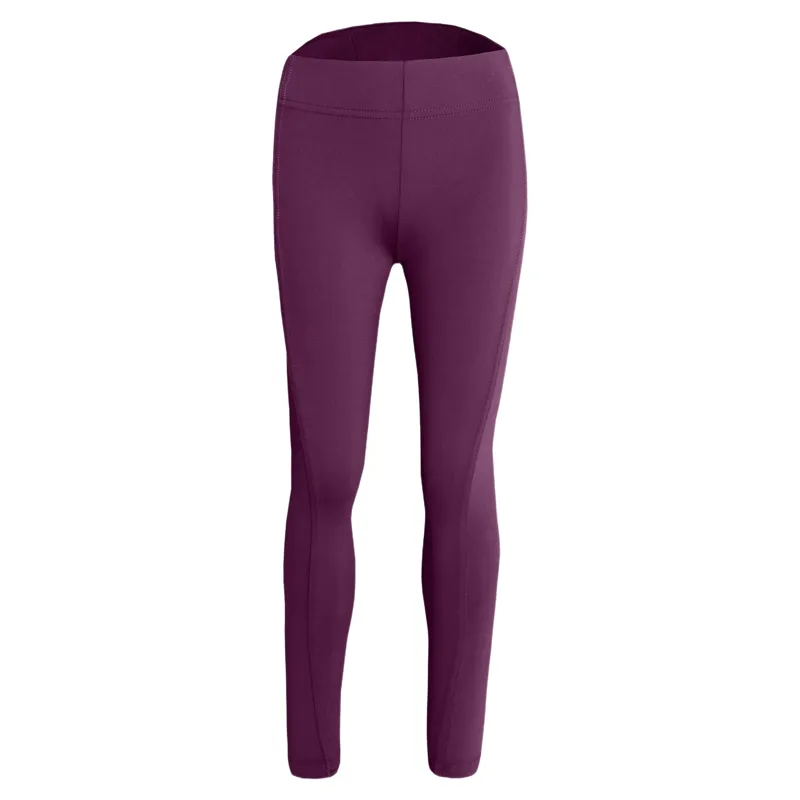 Aztec Diamond Young Rider Full Grip Riding Leggings - Plum Pre-Order-1