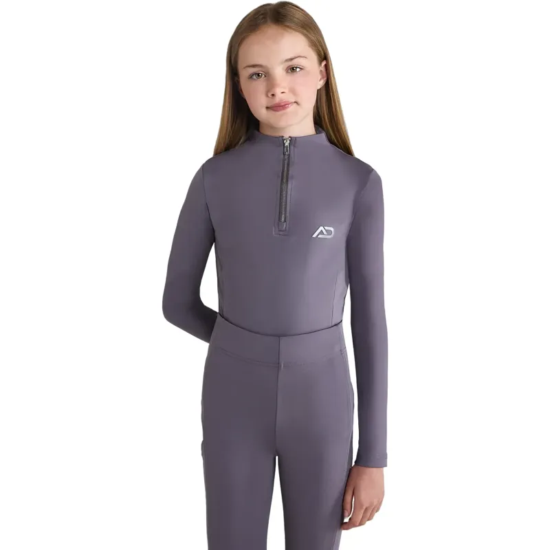 Aztec Diamond Young Rider Long Sleeve Youth Base Layer - Amethyst