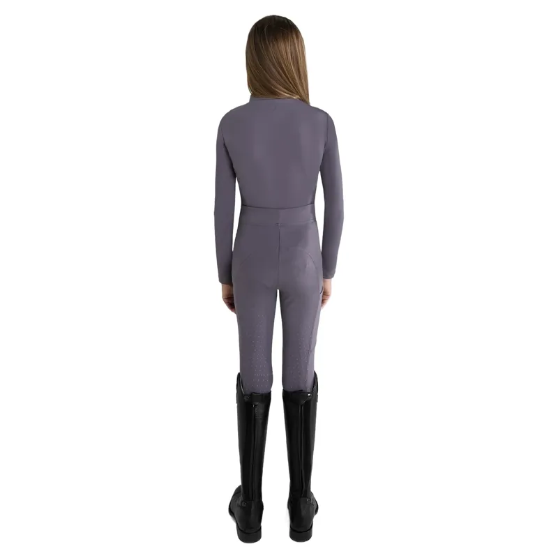 Aztec Diamond Young Rider Long Sleeve Youth Base Layer - Amethyst-4