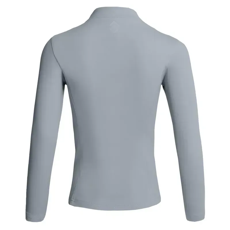 Aztec Diamond Young Rider Long Sleeve Junior Base Layer - Ash Blue-8