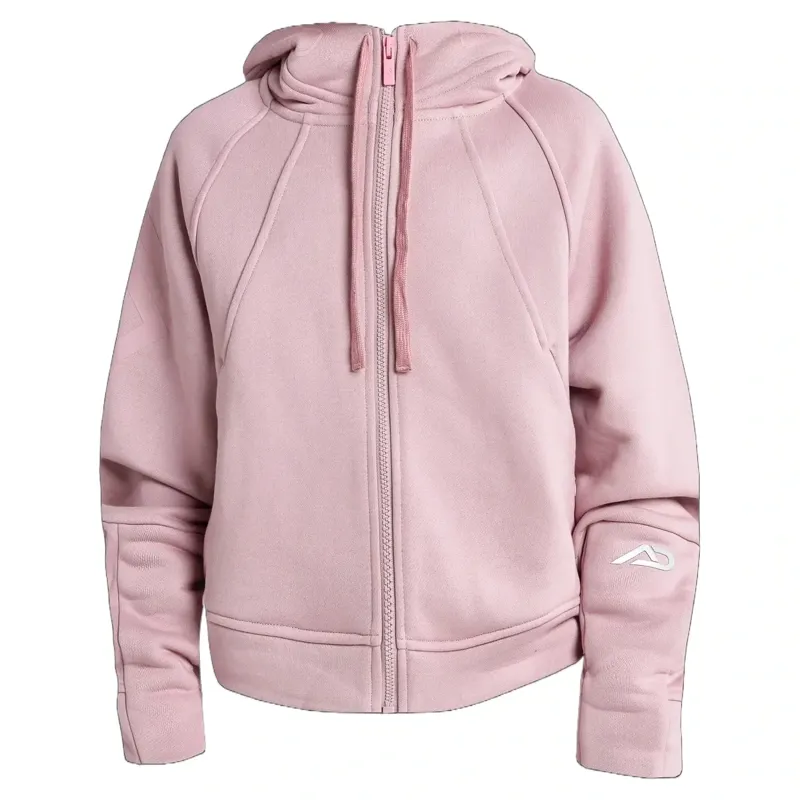 Aztec Diamond Young Rider Panel Full Zip Junior Hoodie - Pink-3