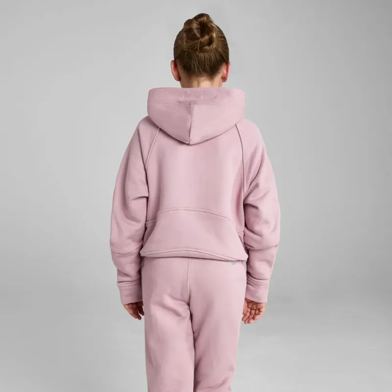 Aztec Diamond Young Rider Panel Full Zip Junior Hoodie - Pink-4