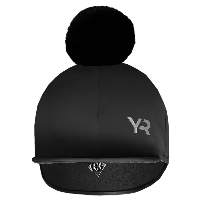 Aztec Diamond Young Rider Helmet Cover - Black-1