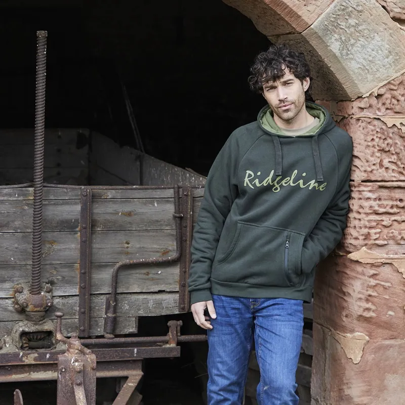 Ridgeline Performance Signature Men's Hoodie - Deep Forest-2