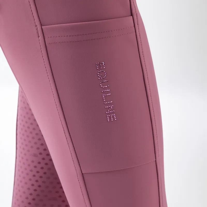 Equiline Eqcleof Full Grip Junior Girls Breeches - Daybreak-2