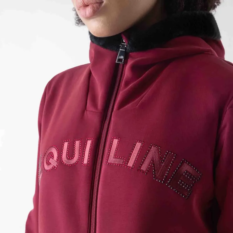 Equiline Eqgert Full Zip Sweatshirt - Alpine Plum Pre-Order-2