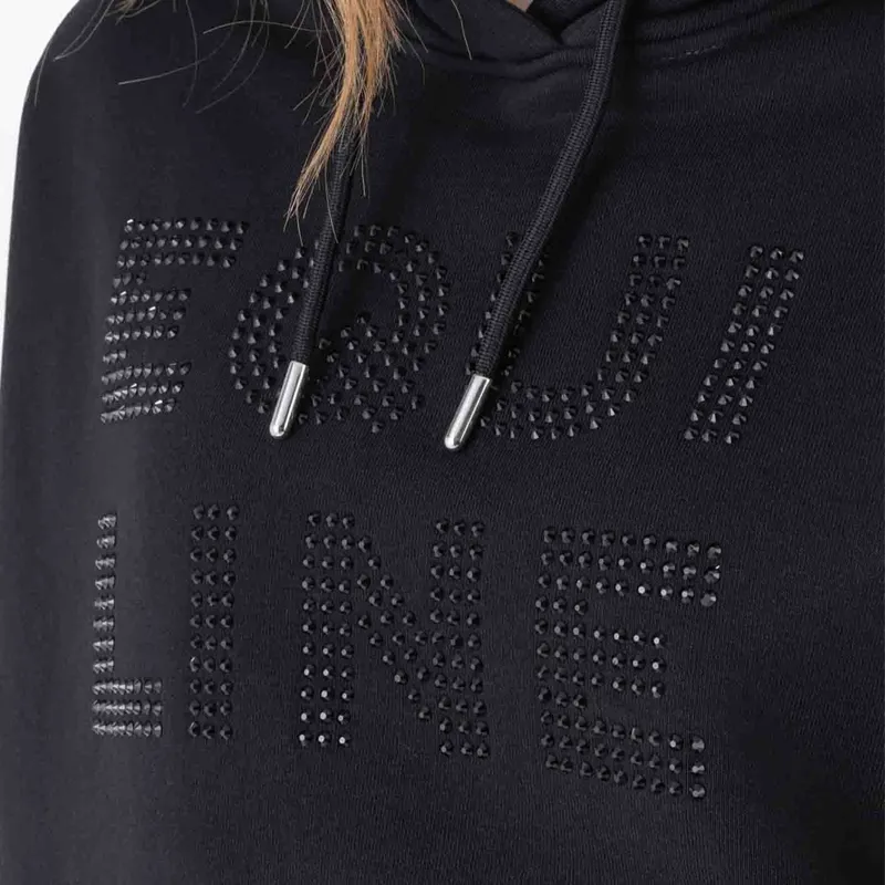 Equiline Eqglam Women's Hoodie - Black Pre-Order-2