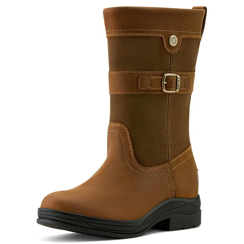 Ariat Bampton Womens Waterproof Country Boots - Baked Brown