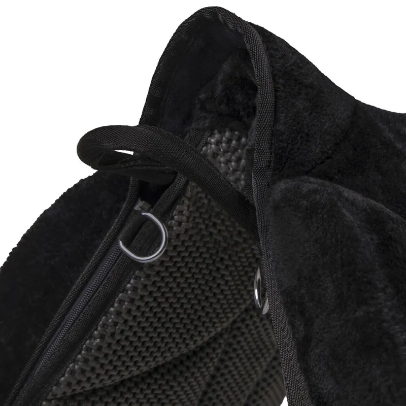 QHP Super Soft Bareback Pad - Black/Black-2