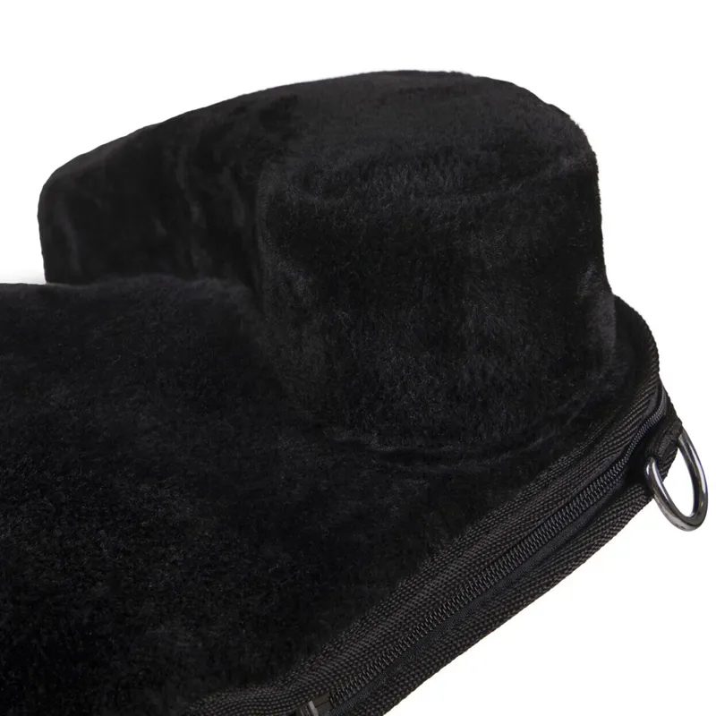 QHP Super Soft Bareback Pad - Black/Black-1