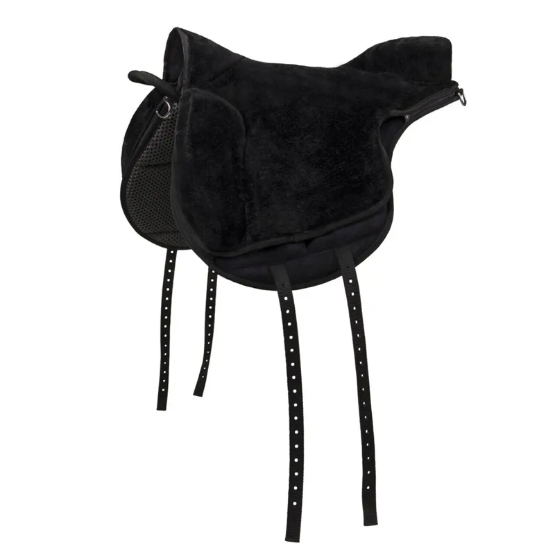 QHP Super Soft Bareback Pad - Black/Black