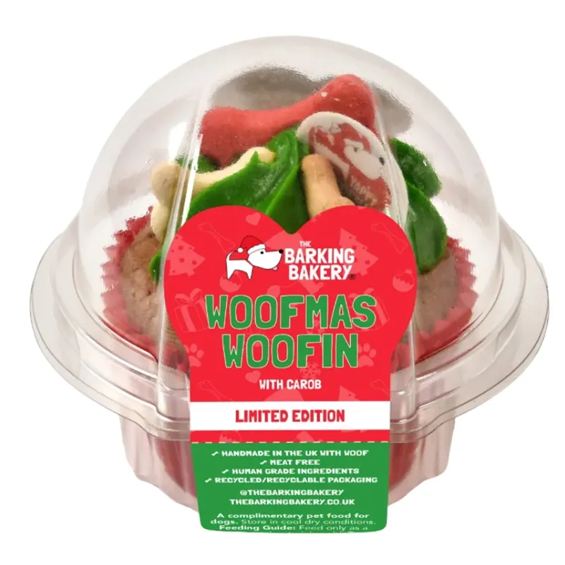Barking Bakery Woofmas Woofin Dog Cupcake Treat