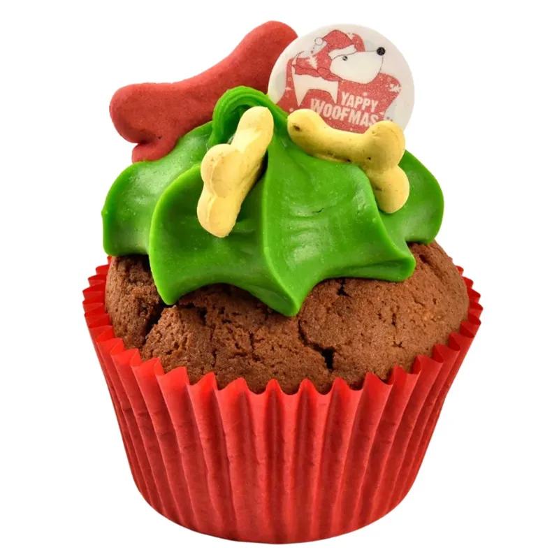 Barking Bakery Woofmas Woofin Dog Cupcake Treat-1