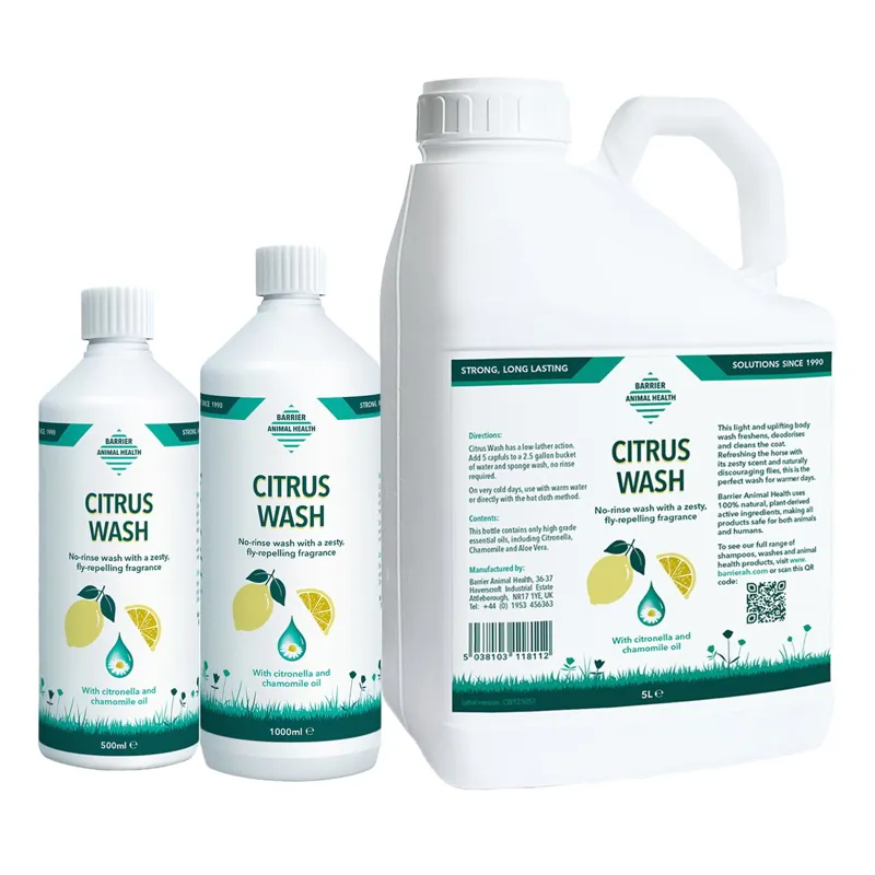 Barrier Health Citrus Horse Wash