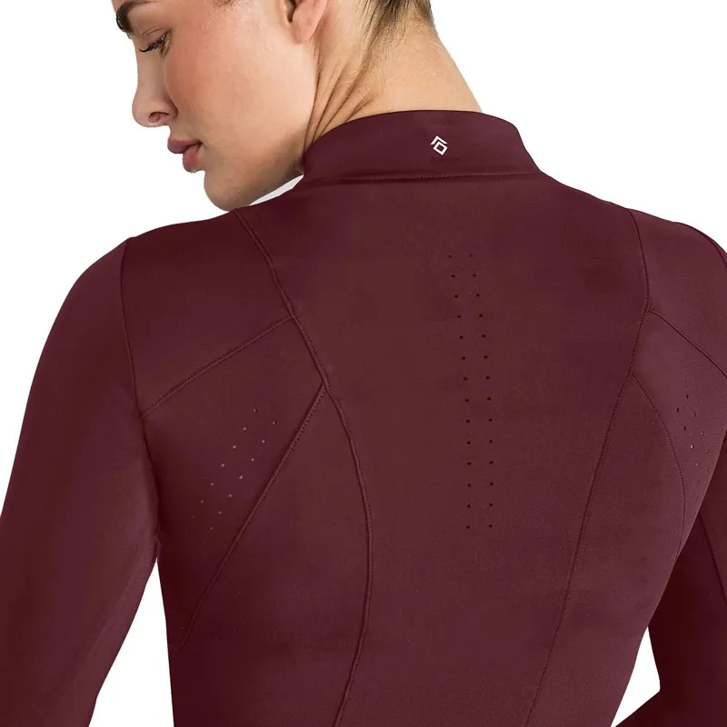 Aztec Diamond Core Long Sleeve Womens Base Layer - Cherry-4