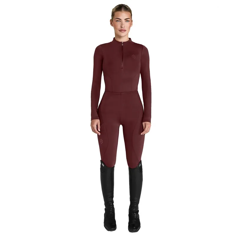 Aztec Diamond Core Long Sleeve Womens Base Layer - Cherry-6