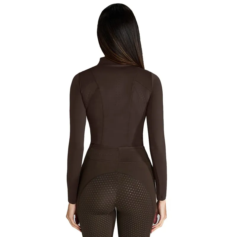 Aztec Diamond Core Long Sleeve Womens Base Layer - Mocha-4