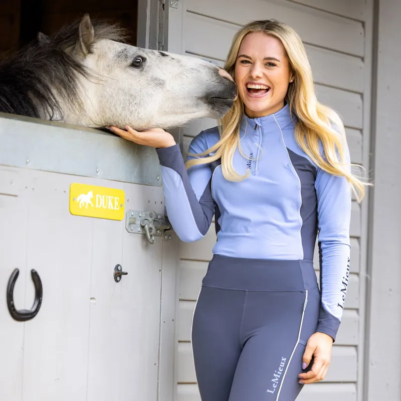LeMieux x This Esme Womens Base Layer - Corn Blue-8