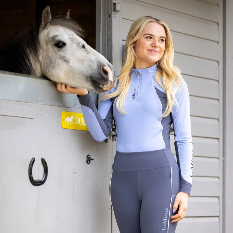 LeMieux x This Esme Womens Base Layer - Corn Blue-6