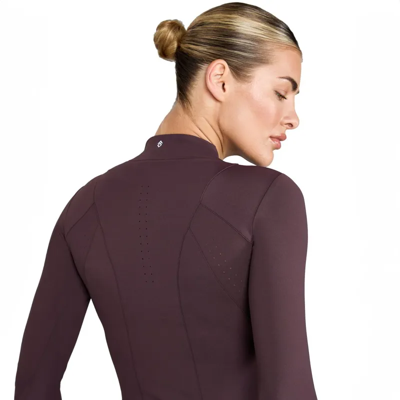 Aztec Diamond Core Long Sleeve Base Layer - Deep Mauve - X-Large-4