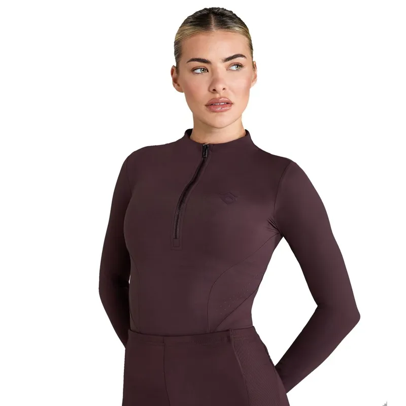 Aztec Diamond Core Long Sleeve Base Layer - Deep Mauve - X-Large-5