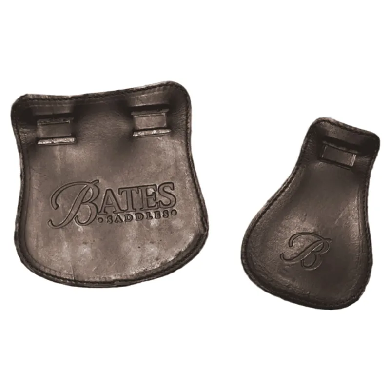 Bates Saddle Buckle Guards - Set Of 2 - Classic Brown