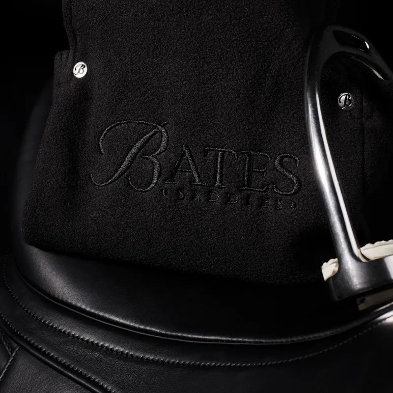Bates Fleece Stirrup Covers - Black-1