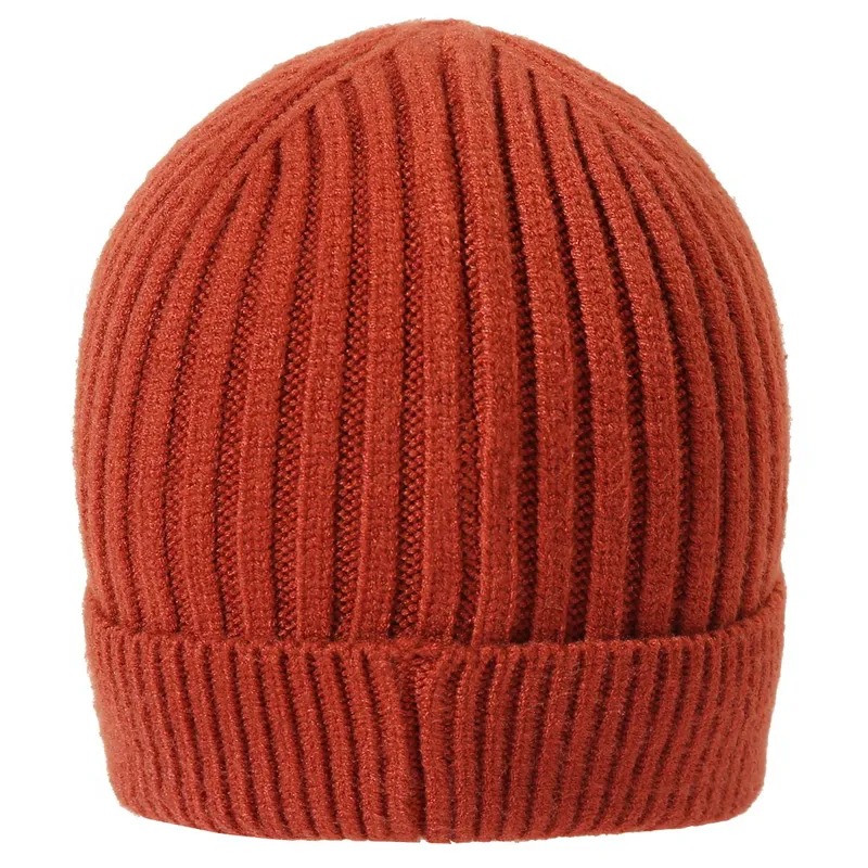 Covalliero Knitted Beanie - Rust-1