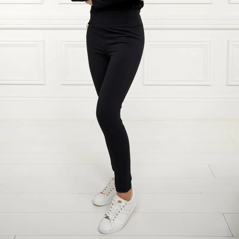 Holland Cooper Beauford Women's Riding Tights - Black-5