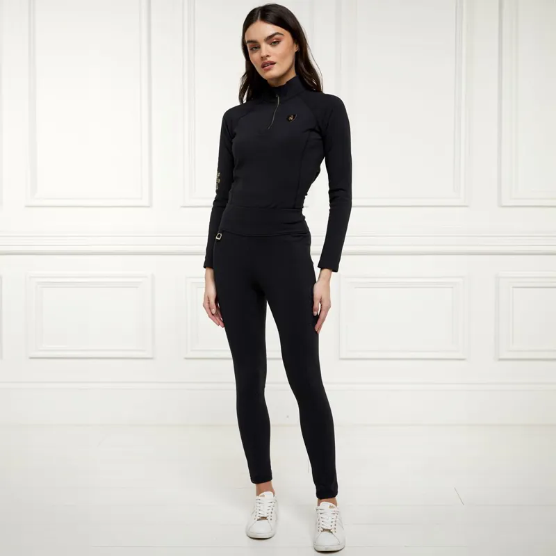 Holland Cooper Beauford Women's Riding Tights - Black-6