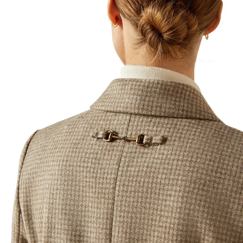 Ariat Country Beckfoot Women's Blazer - Camel Houndstooth-6
