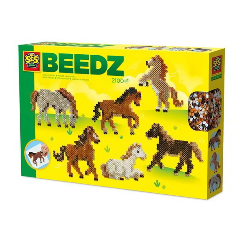 SES Beedz Iron On Beads Set - Wild Horses