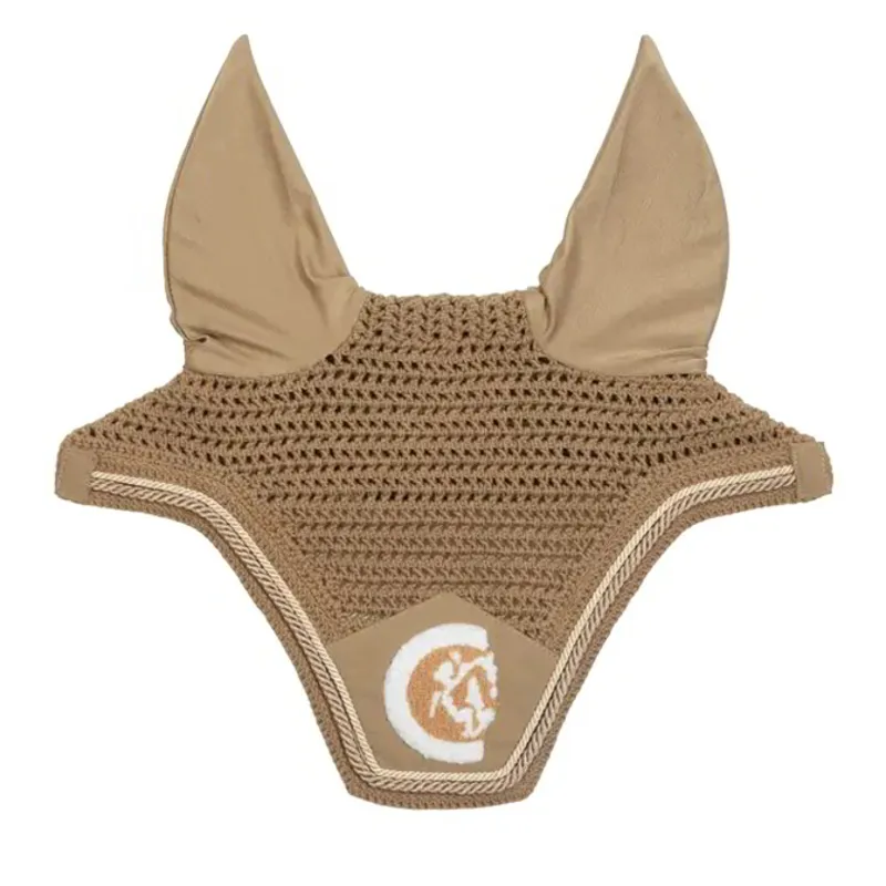 Kentucky Wellington 3D Logo Rope Fly Bonnet - Beige