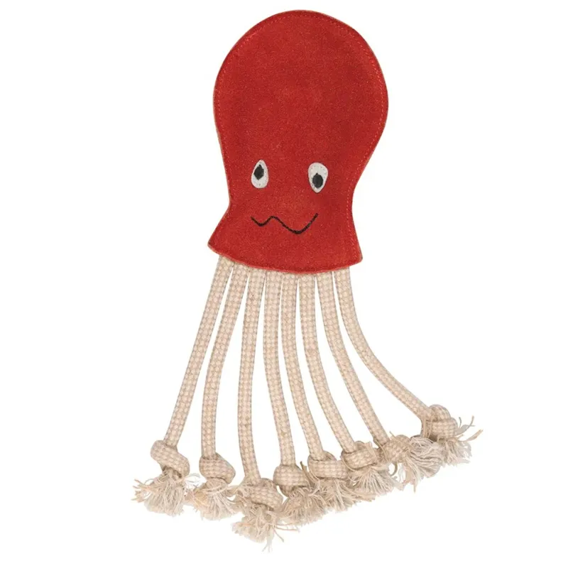 Benji and Flo Crazy Faces Dog Toy - Inky Octopus
