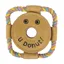 Benji and Flo Crazy Faces Dog Toy - U Donut