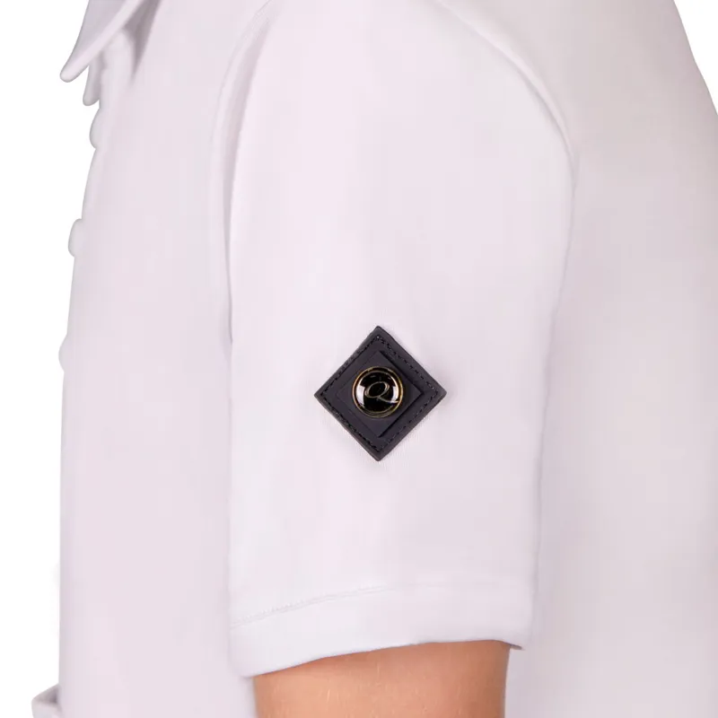 QHP Berno Junior Boys Show Shirt - White-3