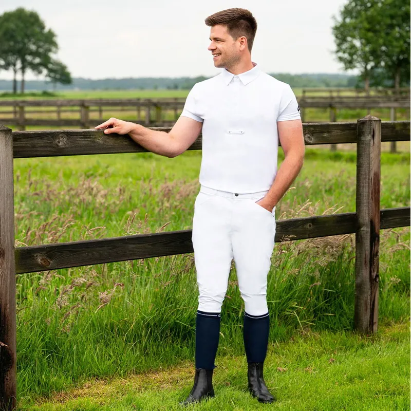 QHP Berno Men's Show Shirt - White-4