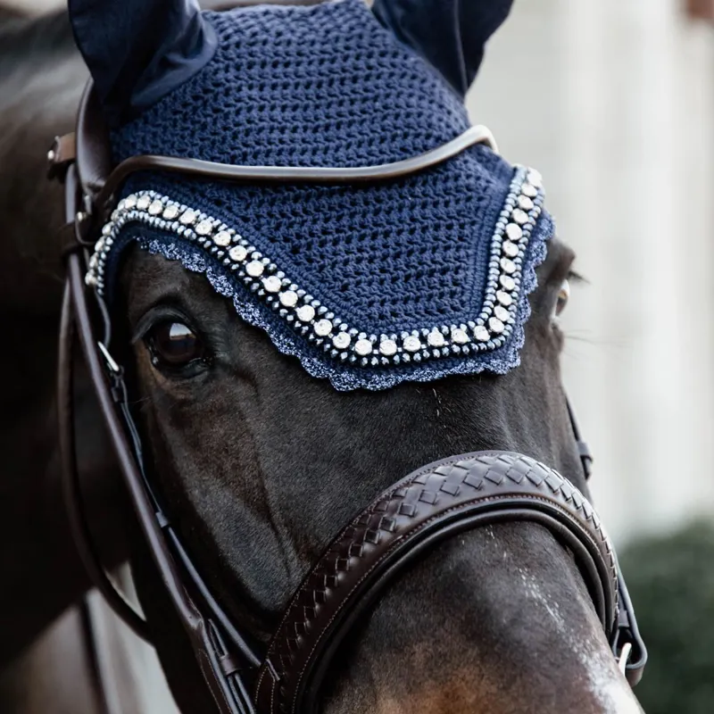 Kentucky Wellington Big Stone/Pearl Soundless Ear Bonnet - Dark Navy-2