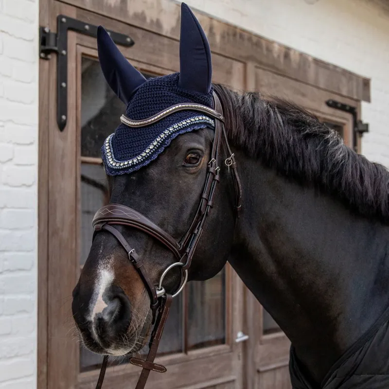 Kentucky Wellington Big Stone/Pearl Soundless Ear Bonnet - Dark Navy-5
