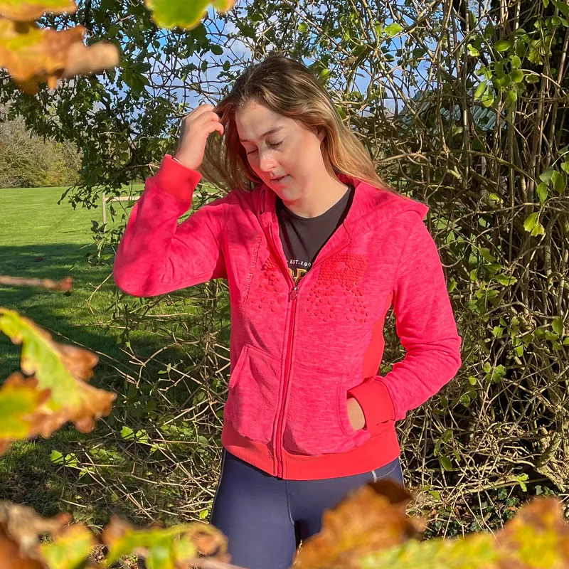 Imperial Riding Super Chill Women's Hoodie - Diva Pink Melange