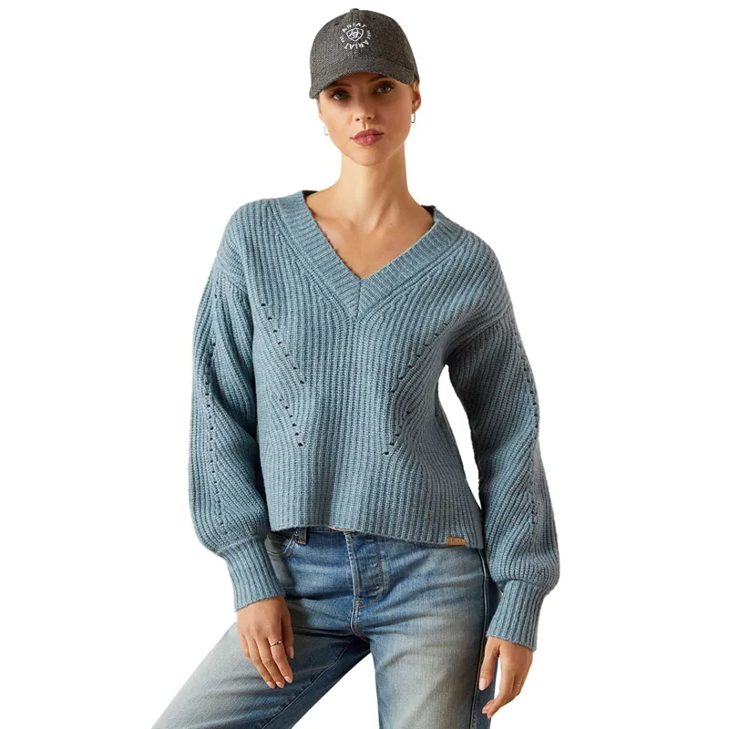 Ariat Country Blaydon Women's Sweater - Spring Lake Heather