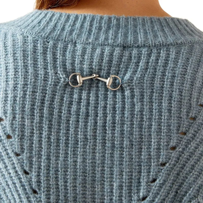 Ariat Country Blaydon Women's Sweater - Spring Lake Heather-3