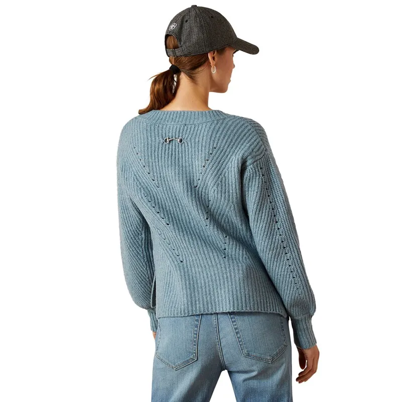 Ariat Country Blaydon Women's Sweater - Spring Lake Heather-1